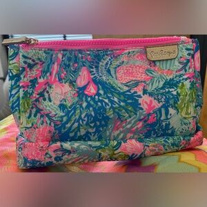 Lilly Pulitzer Floral Cosmetic Bag (New)